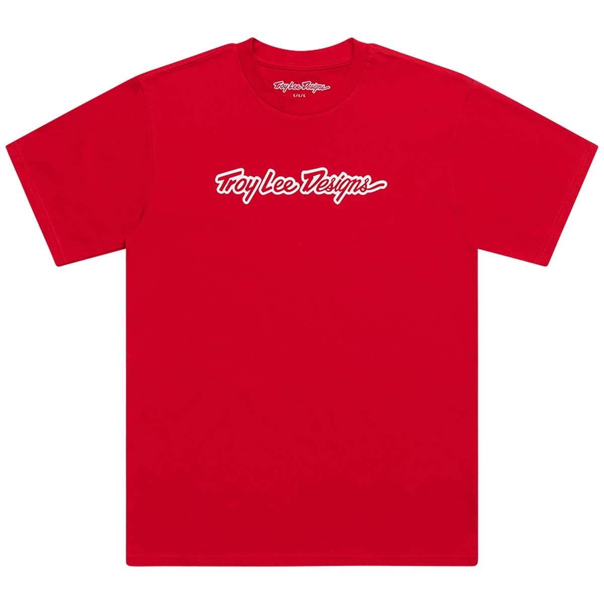 Troy Lee Designs Short Sleeve Tee Men's in Signature Team Red